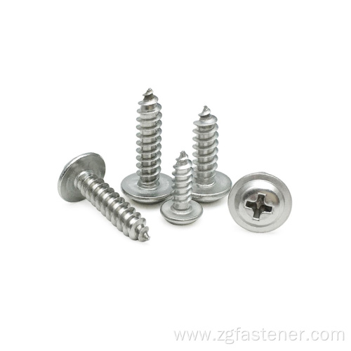 Stainless steel Cross Pan head tapping screw